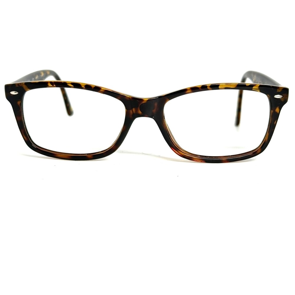 Clearvision CV M808 Tortoise Shell Rectangular Eyeglass Frames 53-17-140